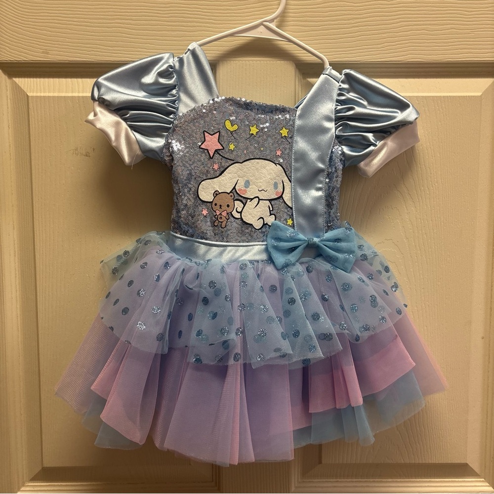 Source Unknown Pastel Character Tulle Dress in Light Blue and Lavender